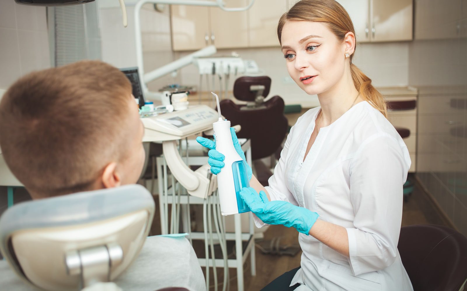 Dentist with Child Patient